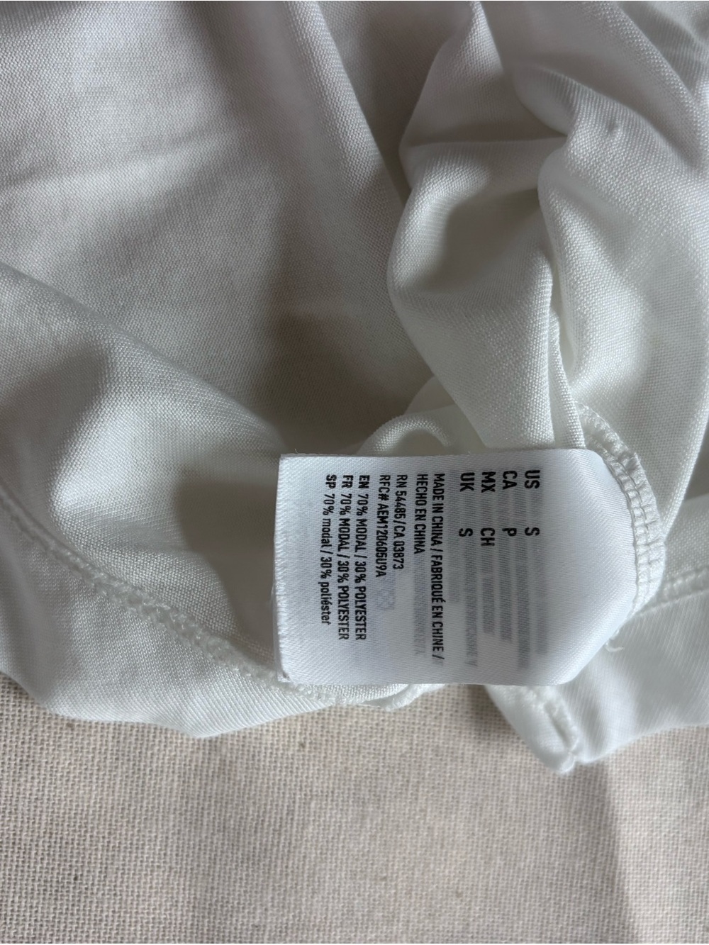American Eagle Outfitters White Fringed Sleeveless Tank - Picture 3 of 4